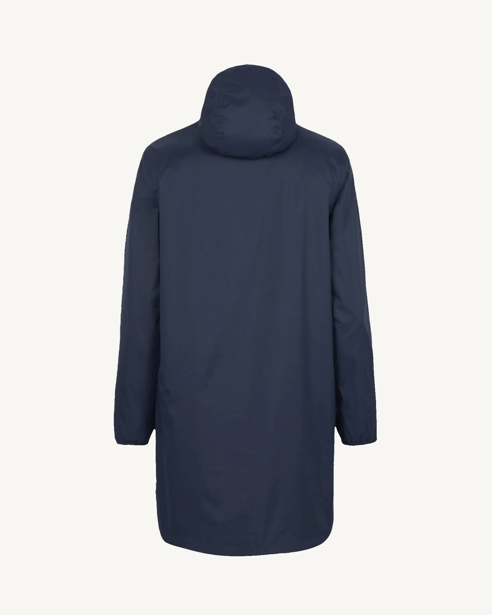 Oban long waterproof jacket with hood Navy