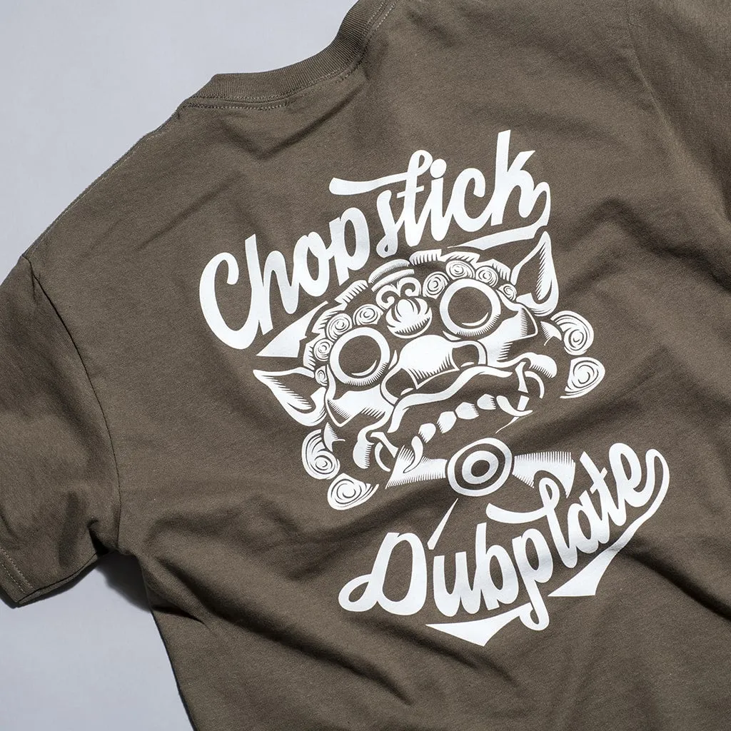 Olive Chopstick Dubplate T-Shirt