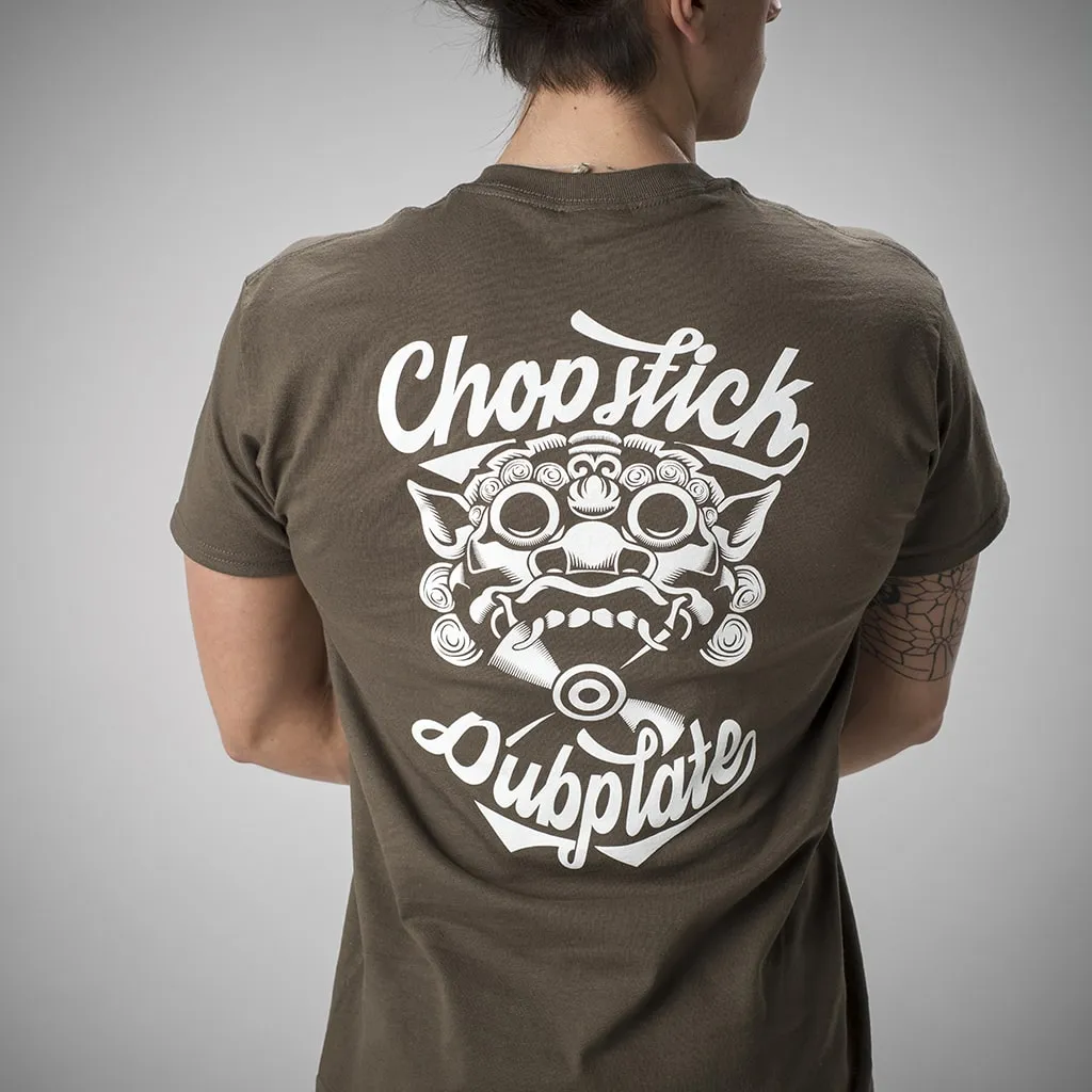 Olive Chopstick Dubplate T-Shirt