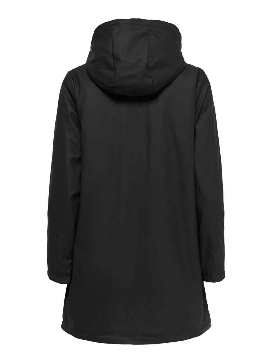 Onlsally Raincoat Cc Otw - Zwart