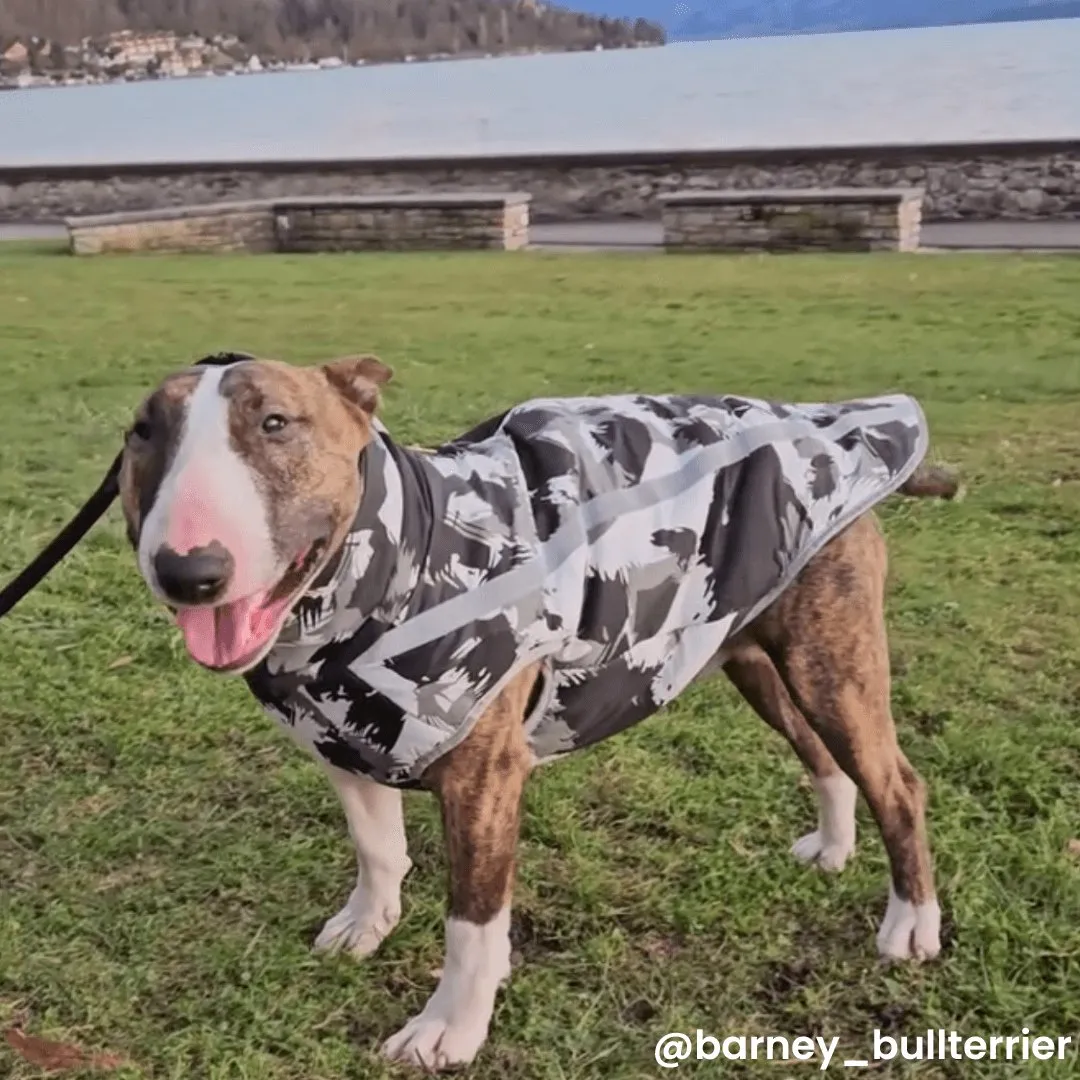 Patterned Vest With Retractable Collar