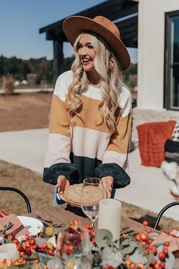 Peaks and Pinot Colorblock Sweater