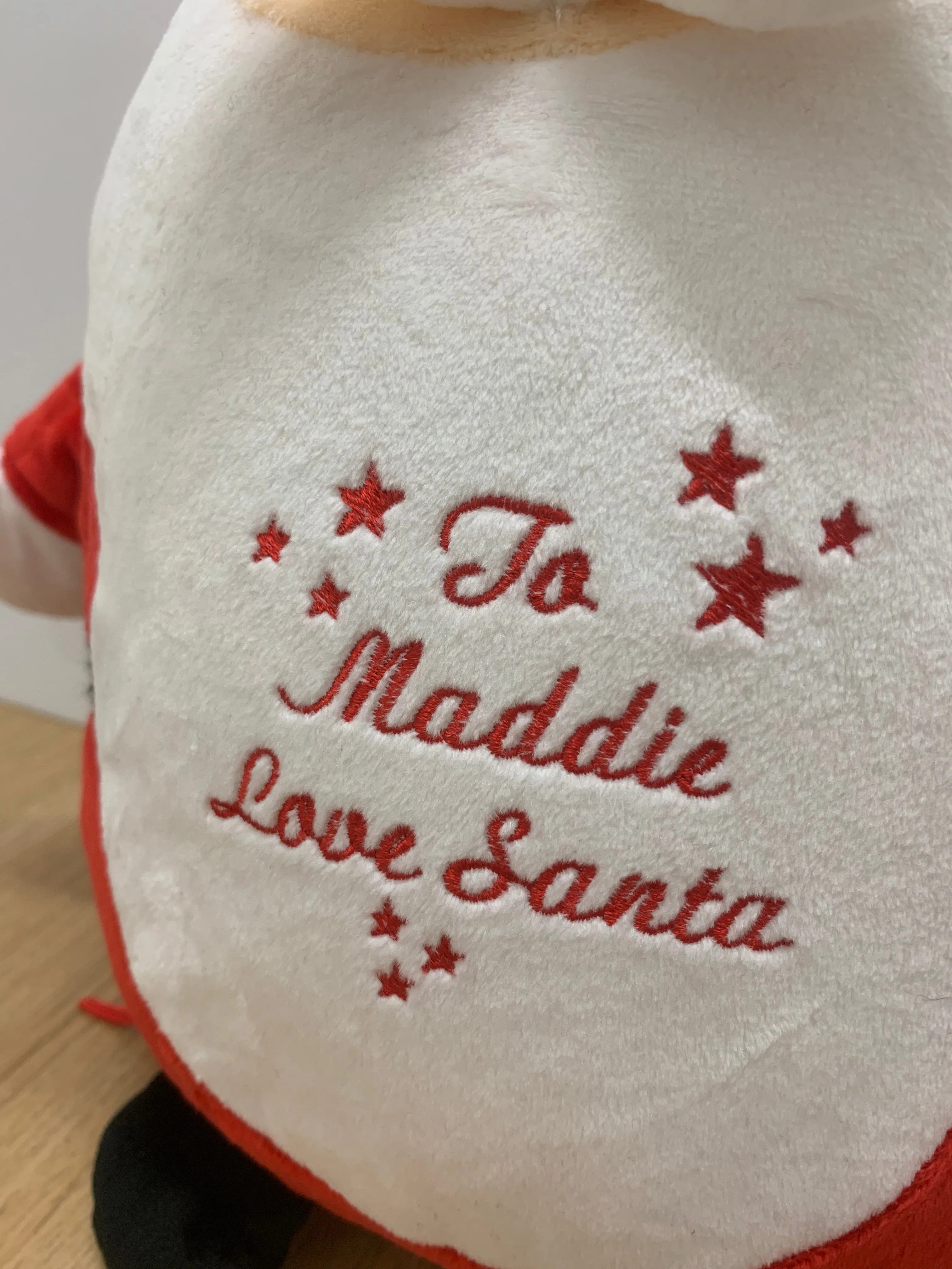 Personalised Santa Bear