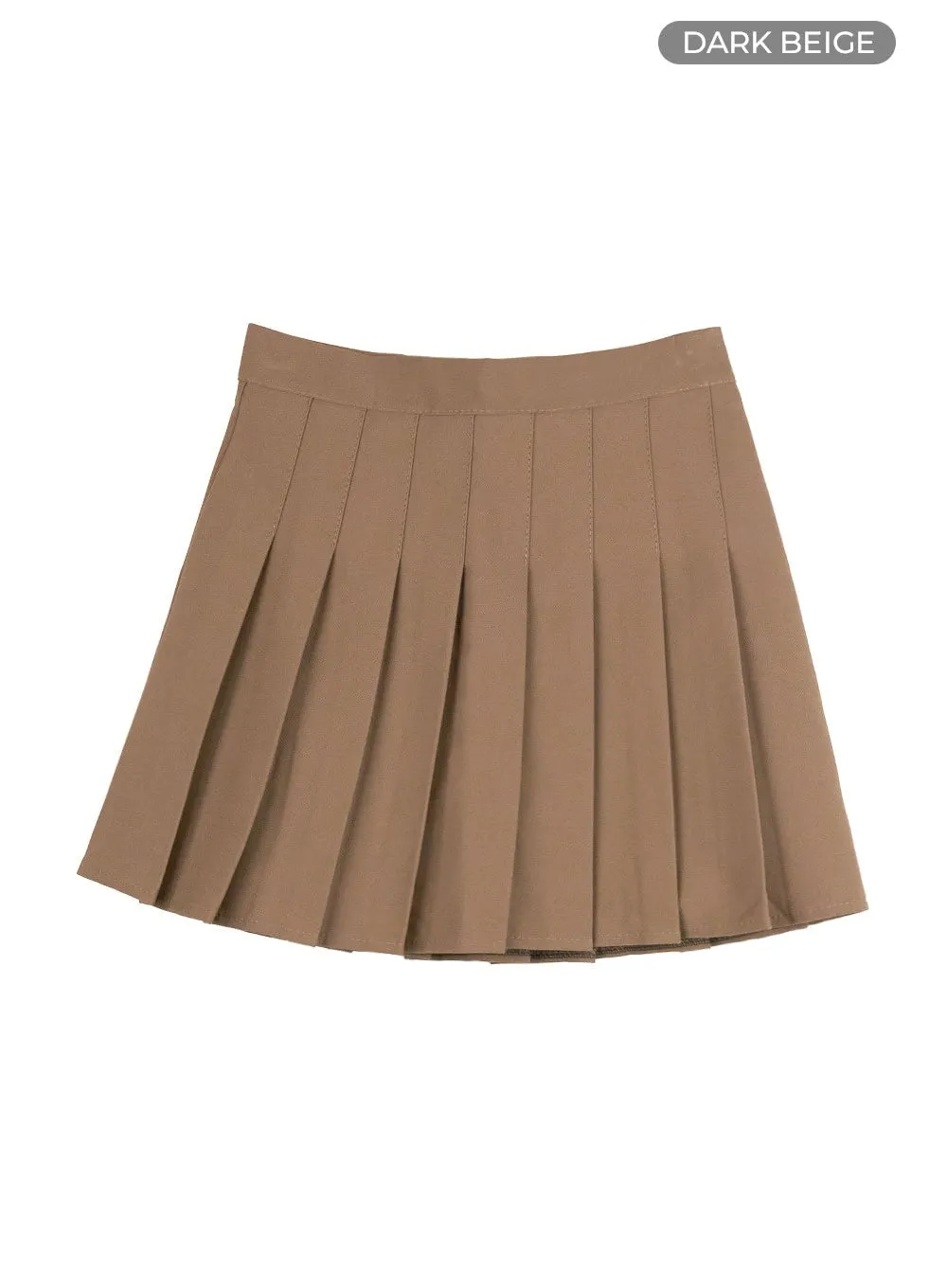 Pleated Chic Mini Skirt OU419