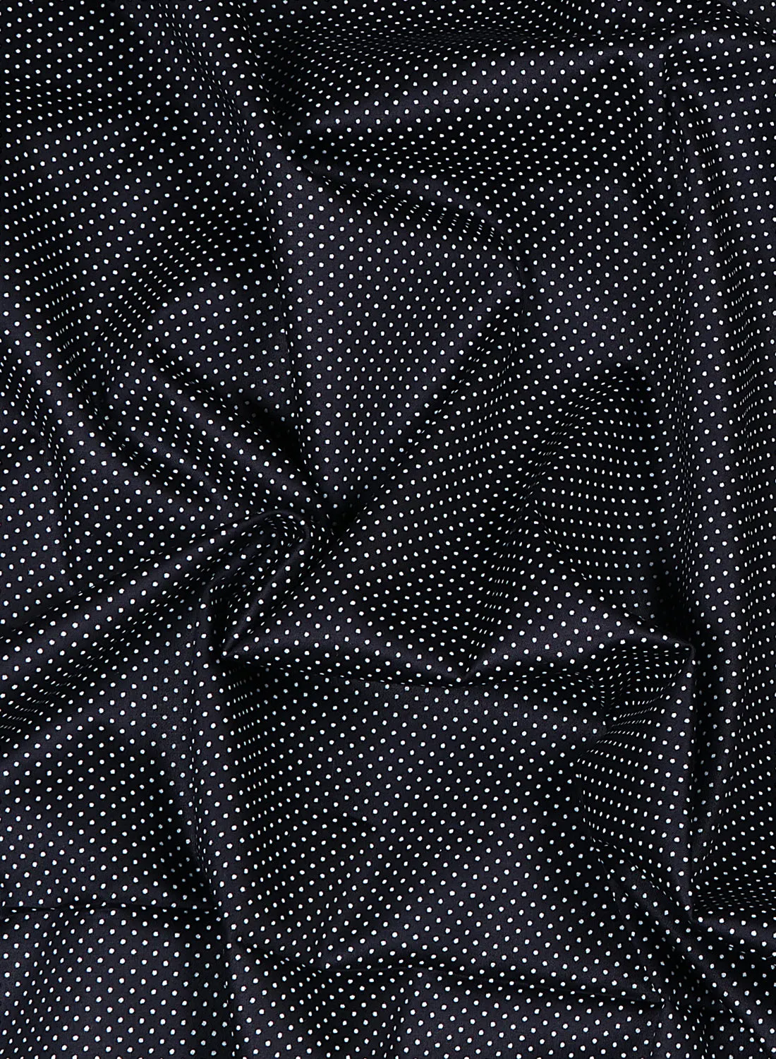 Polka Dot Black and White Cotton Fabric