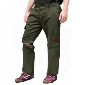 PR - Men 'Dark Green' Trousers cum Shorts Cargo PR183