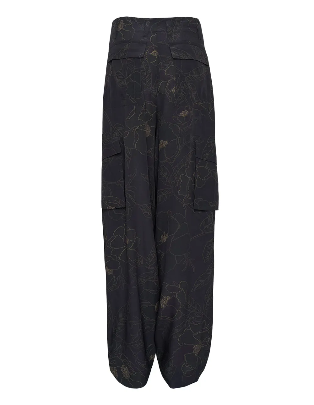 Print Cargo Pants