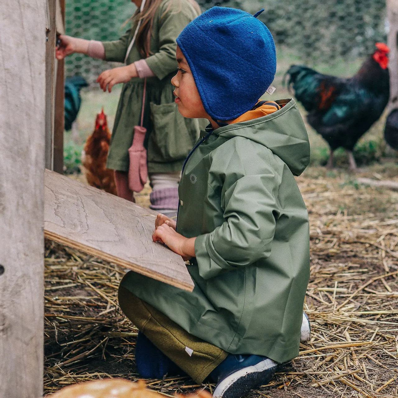 Rain Coat for Kids 100% recycled PET - Arbutus (1-2y) *Last ones