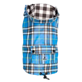 Raincoat | Bias Plaid Blue