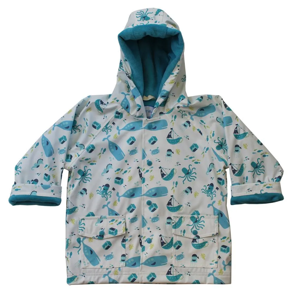 Raincoat - Deep sea print