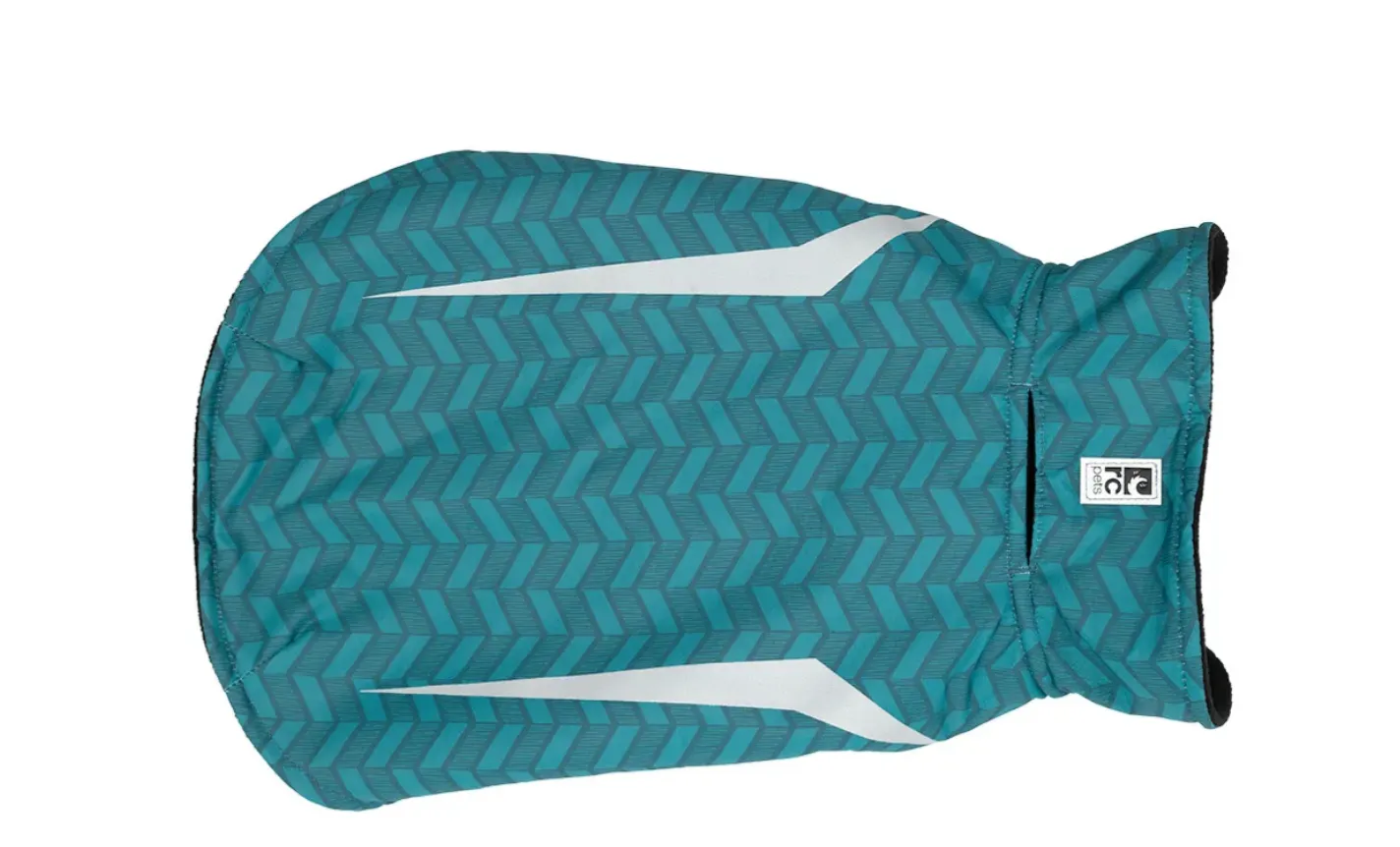 RC Shasta Coat Dark Teal Chevron