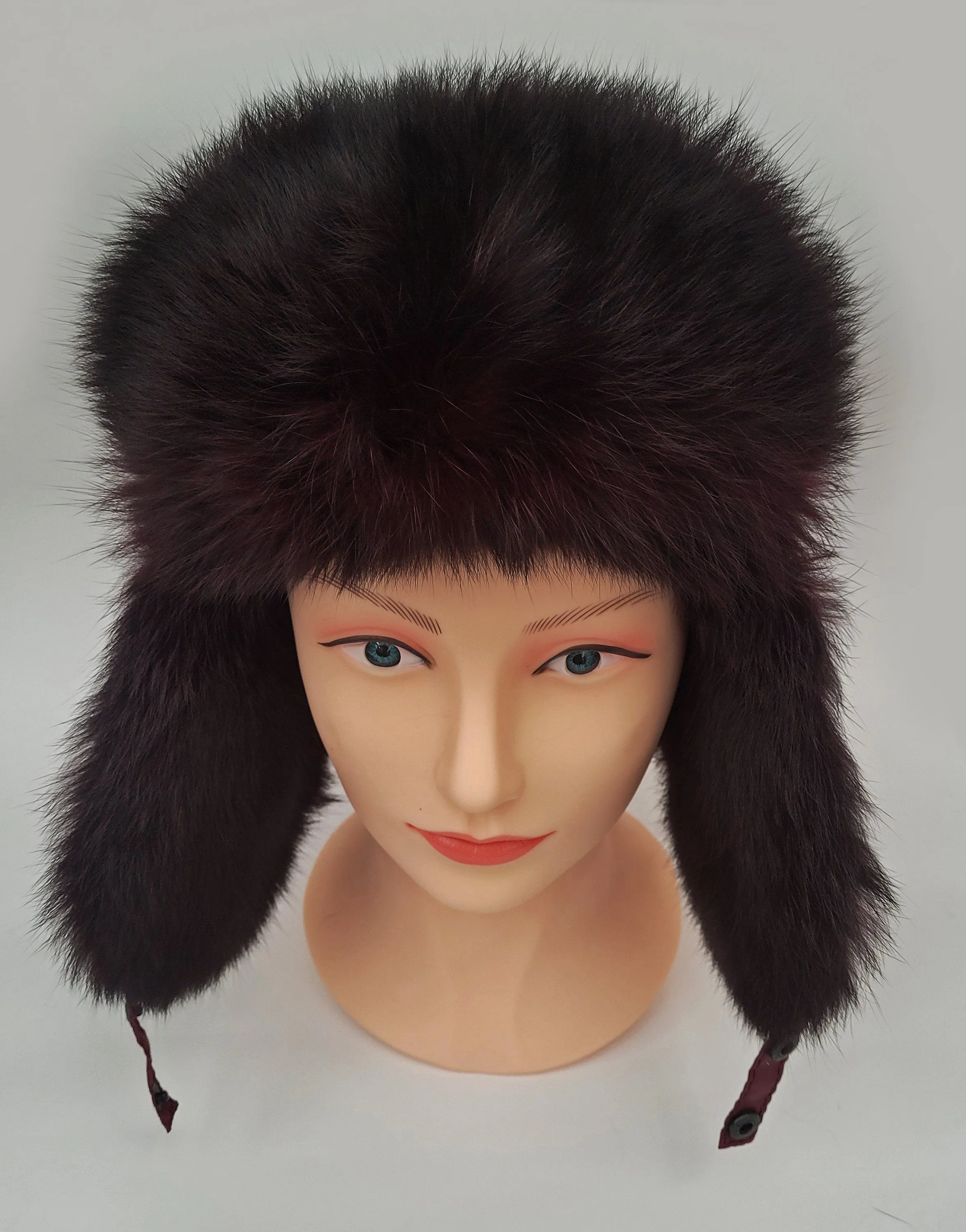 READY to SHIP Ear Flap Hat, Rabbit Fur Kids Hat, Ushanka Hat, Child Hat, Fur Hat with Ear Flaps, Childs Fur Hat, Trapper Hat, Girl Hat, Fur