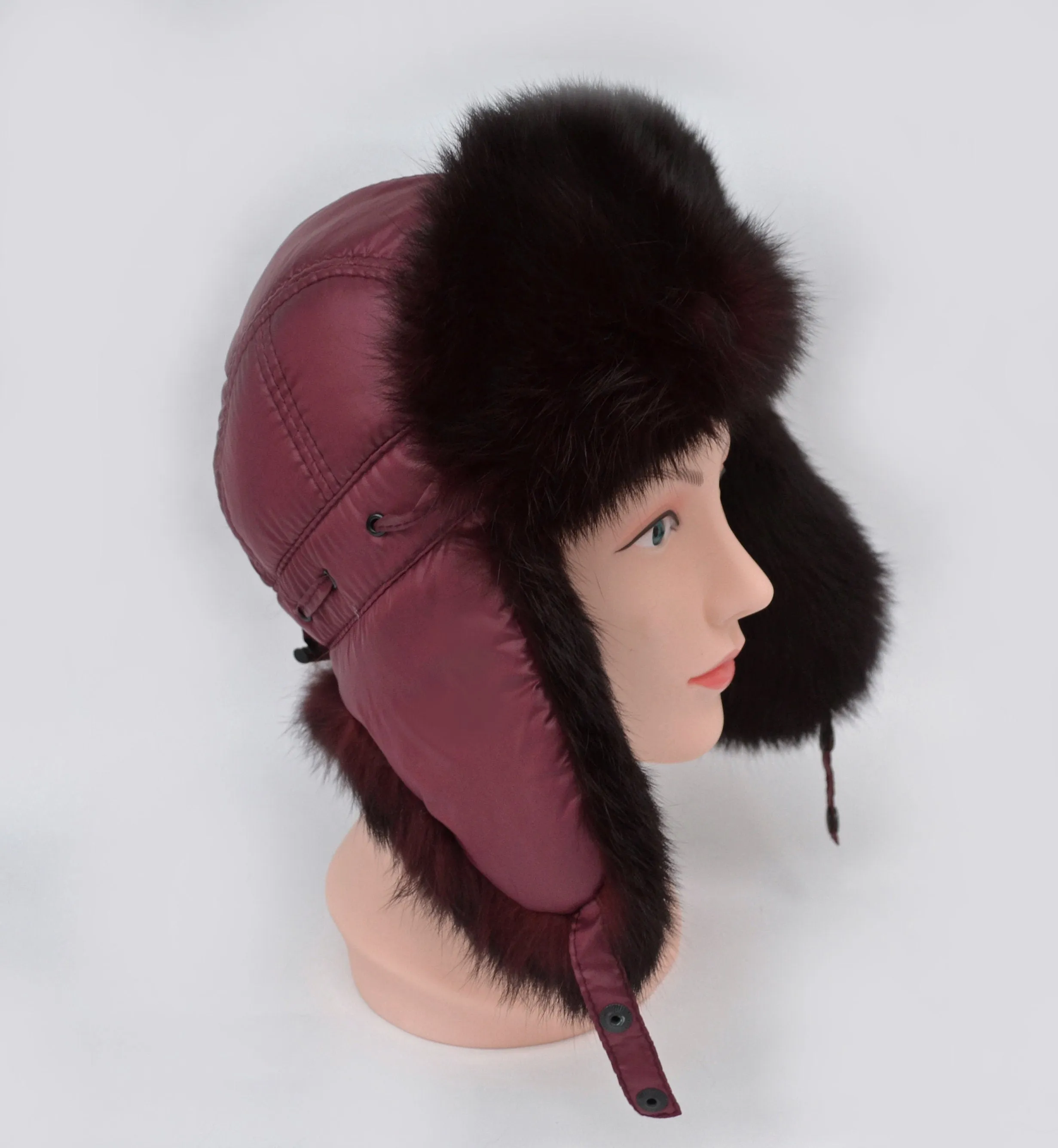 READY to SHIP Ear Flap Hat, Rabbit Fur Kids Hat, Ushanka Hat, Child Hat, Fur Hat with Ear Flaps, Childs Fur Hat, Trapper Hat, Girl Hat, Fur