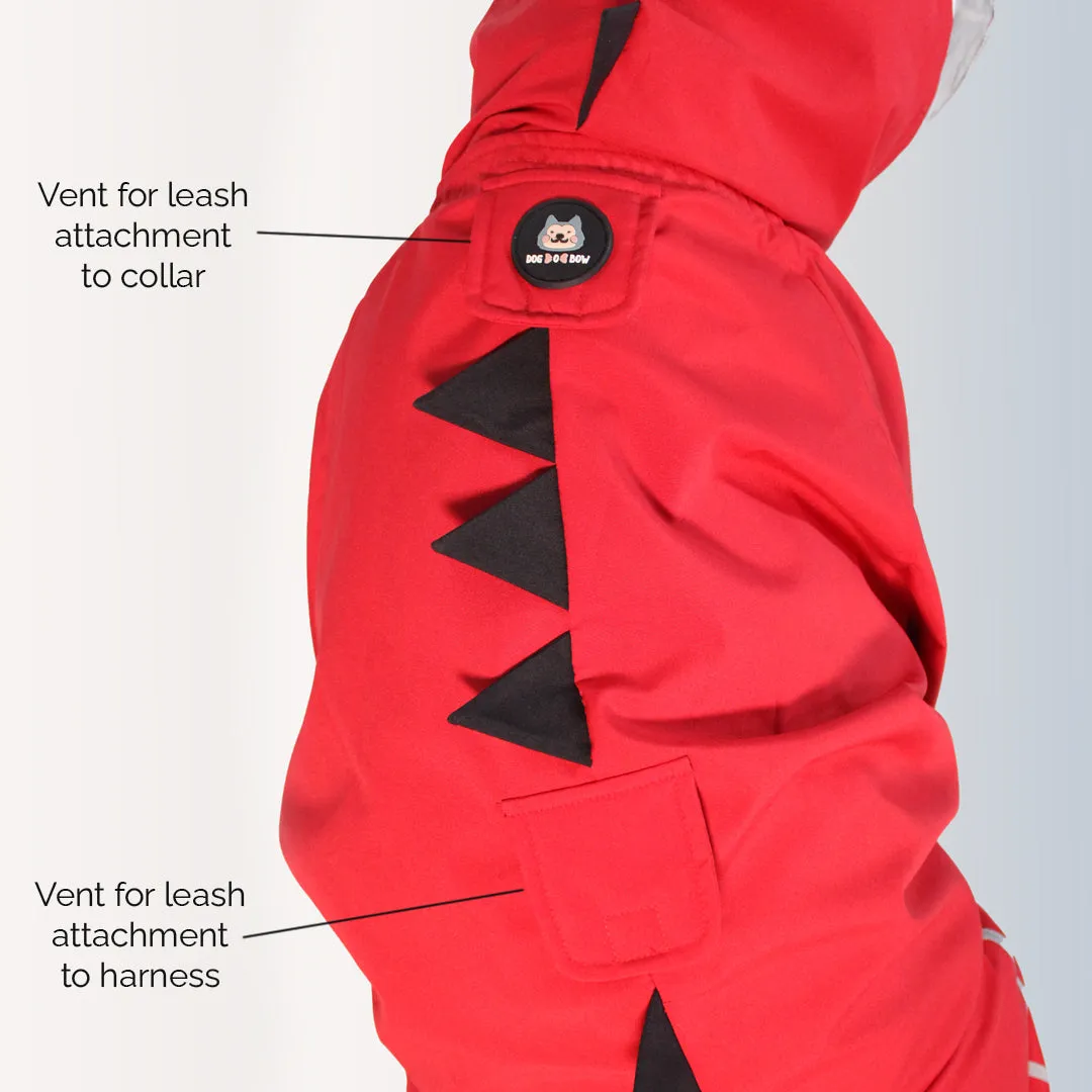 Red Dino Raincoat