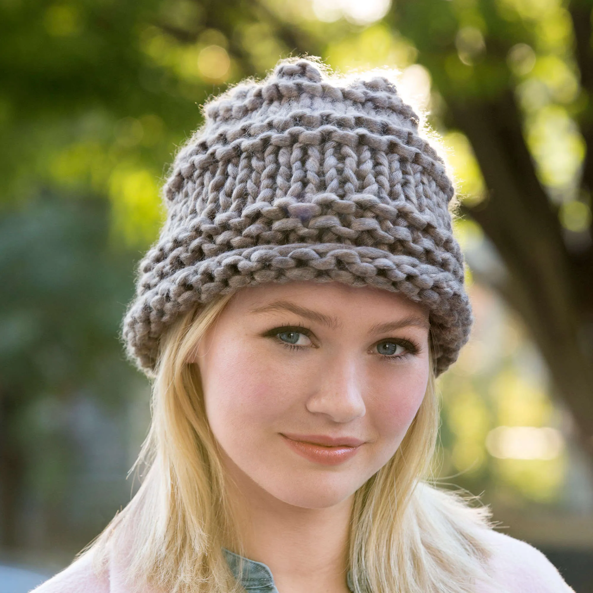 Red Heart Knit City Chic Hat