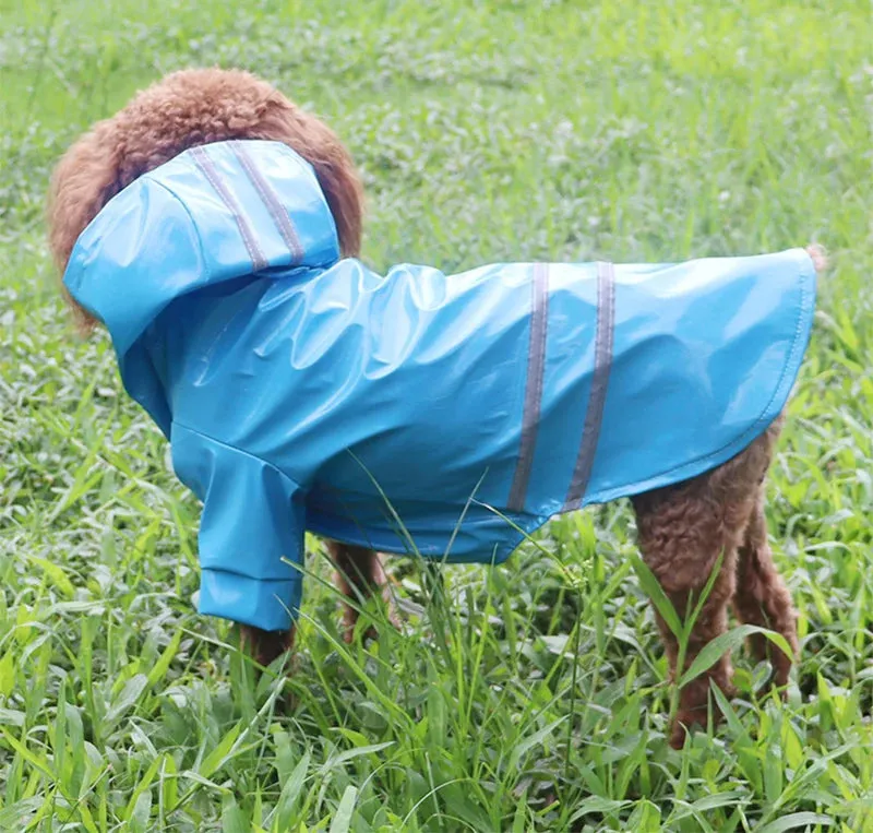 Reflective Waterproof Dog Raincoat for Small Pets