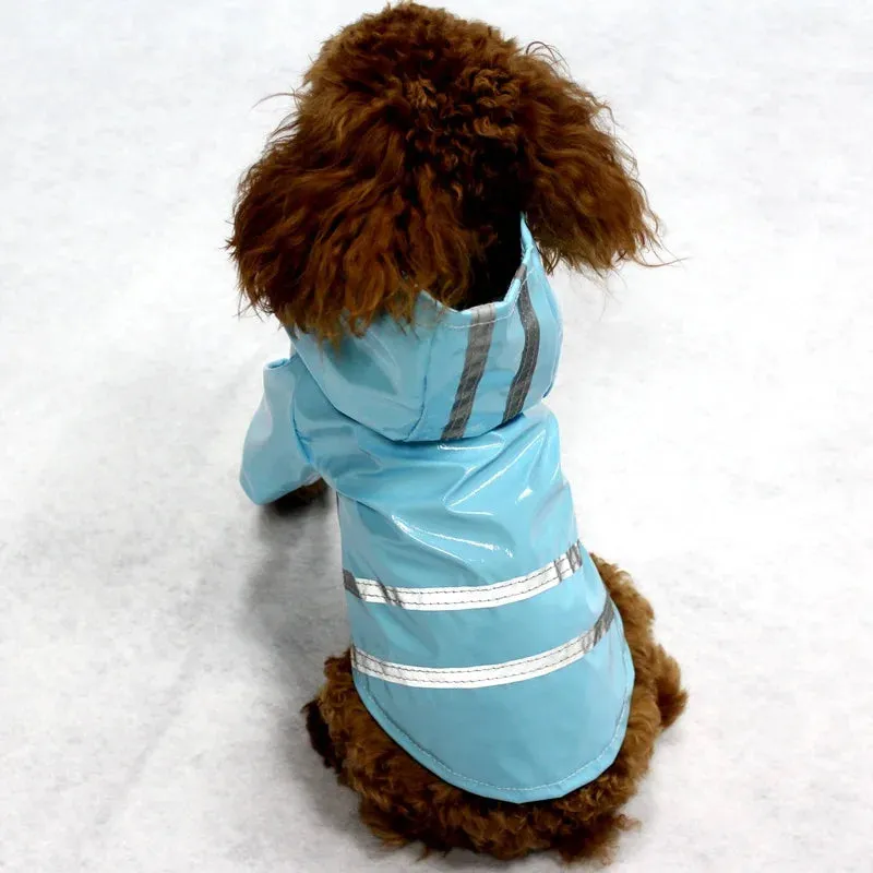 Reflective Waterproof Dog Raincoat for Small Pets