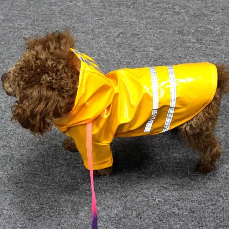 Reflective Waterproof Dog Raincoat for Small Pets