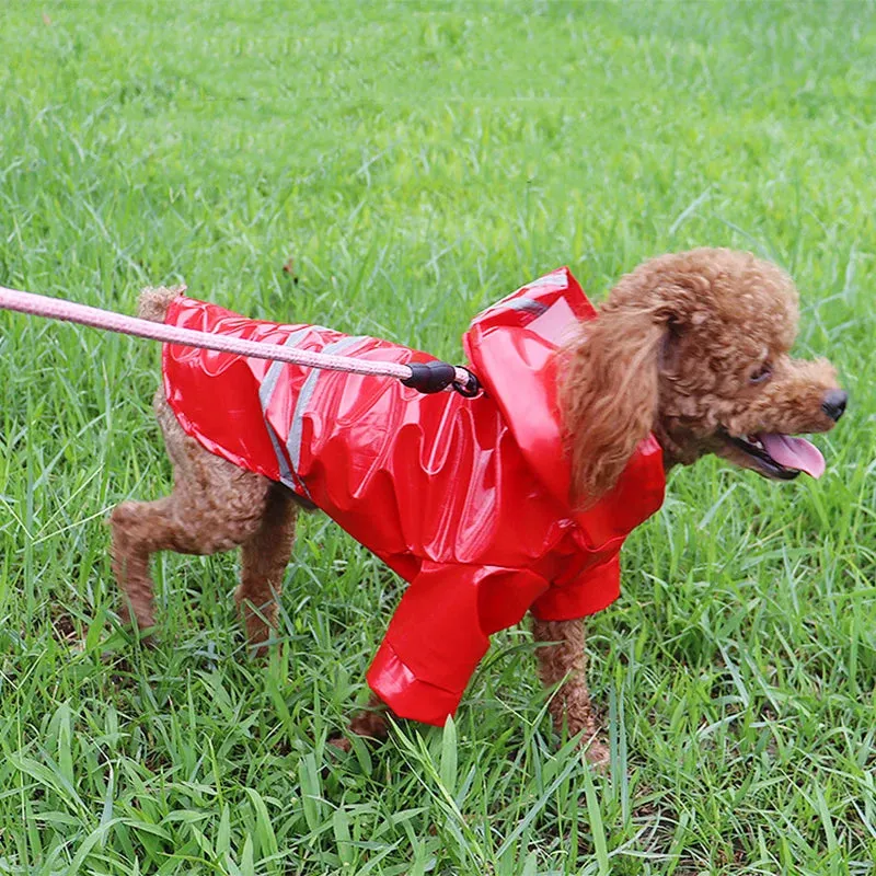 Reflective Waterproof Dog Raincoat for Small Pets