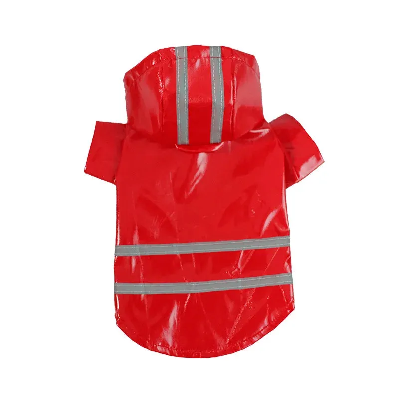 Reflective Waterproof Dog Raincoat for Small Pets