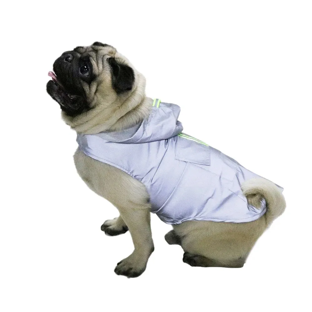 Reflective Waterproof Dog Raincoat with Hood for All Sizes