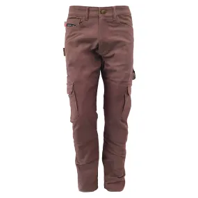 Relaxed Fit Cargo Pants - Light Cacao with Pads