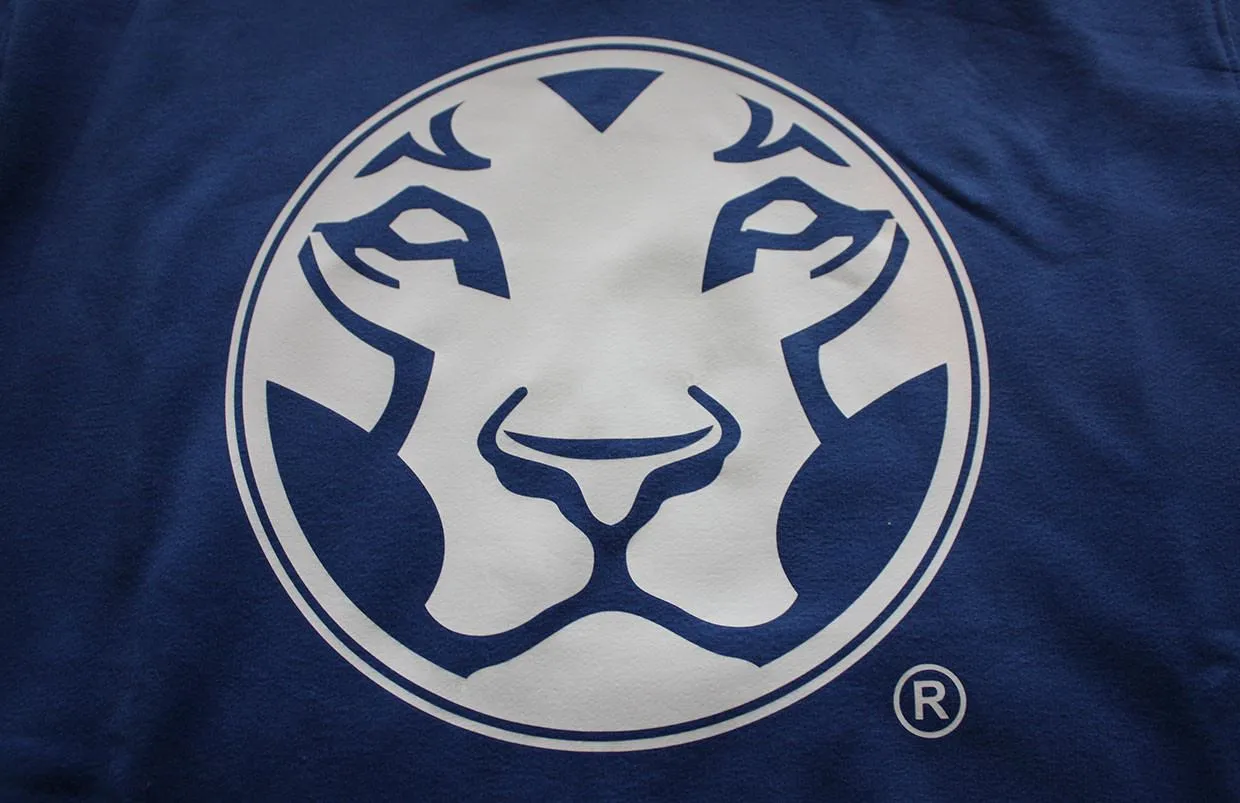 RIQ Yardrock Lion Hoody, Blue and White