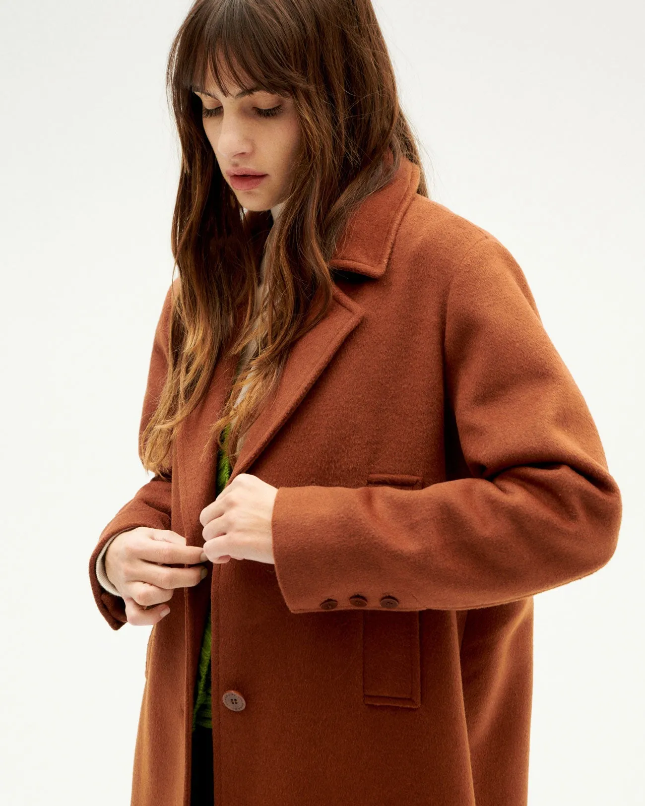 Rita Wool Coat Brown