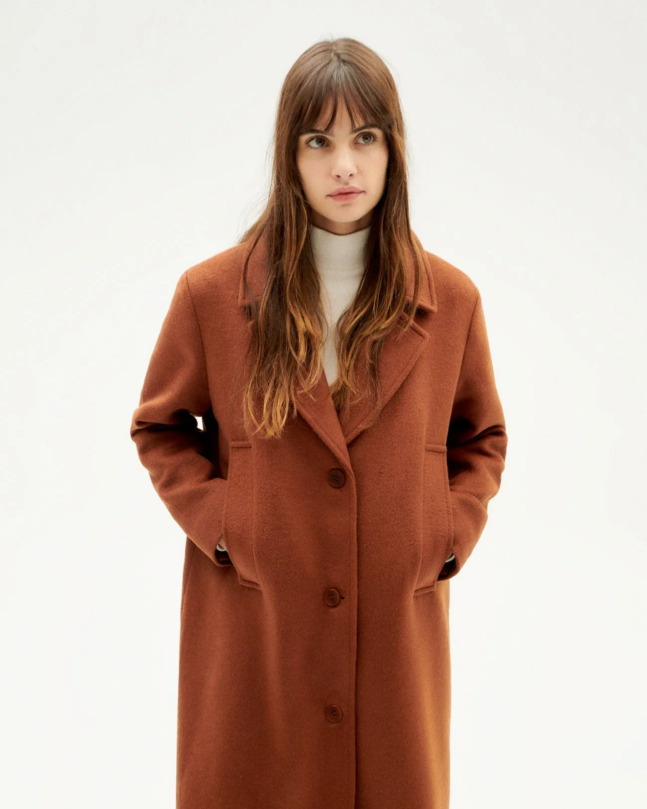 Rita Wool Coat Brown