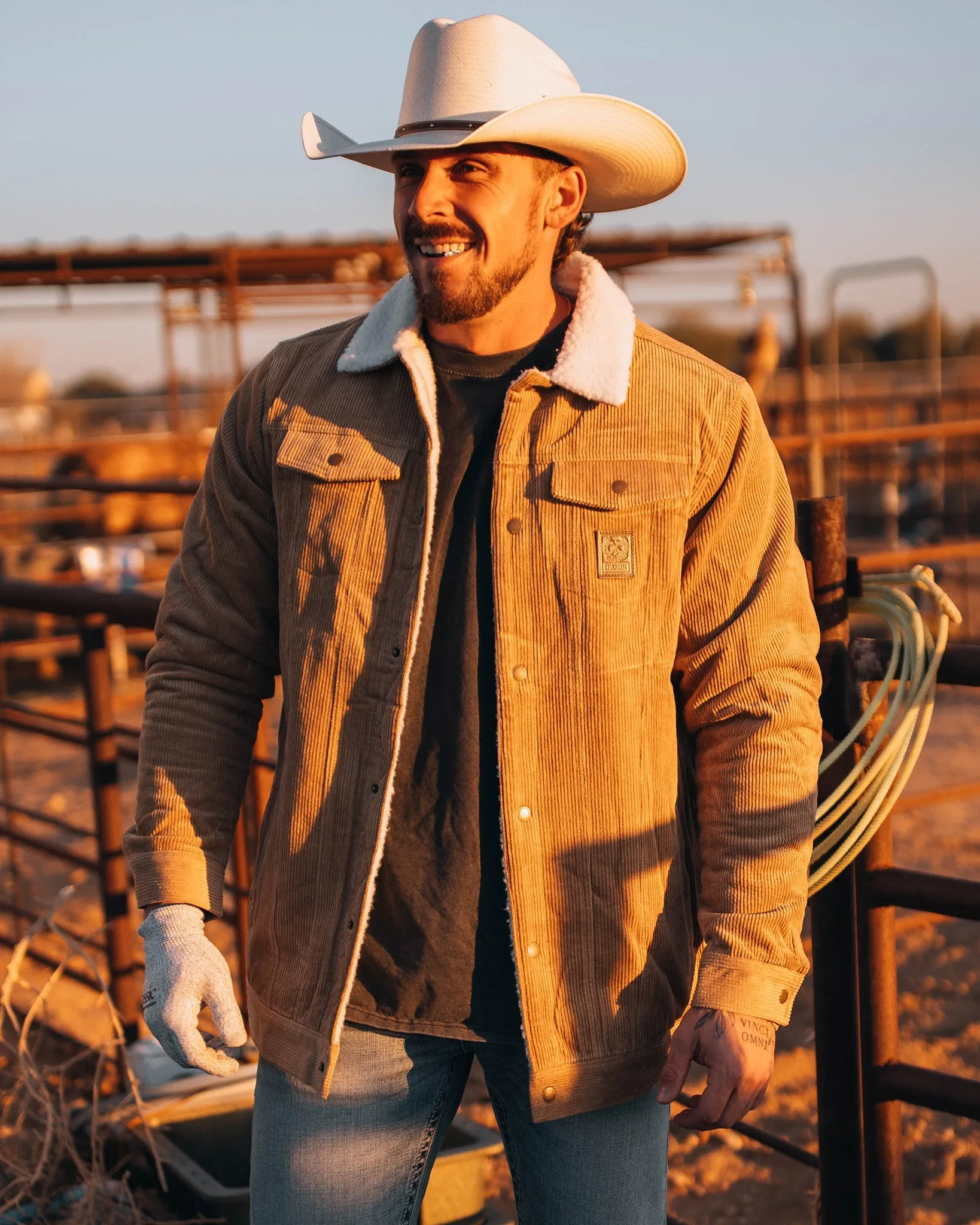 Roper Corduroy Sherpa Lined Jacket