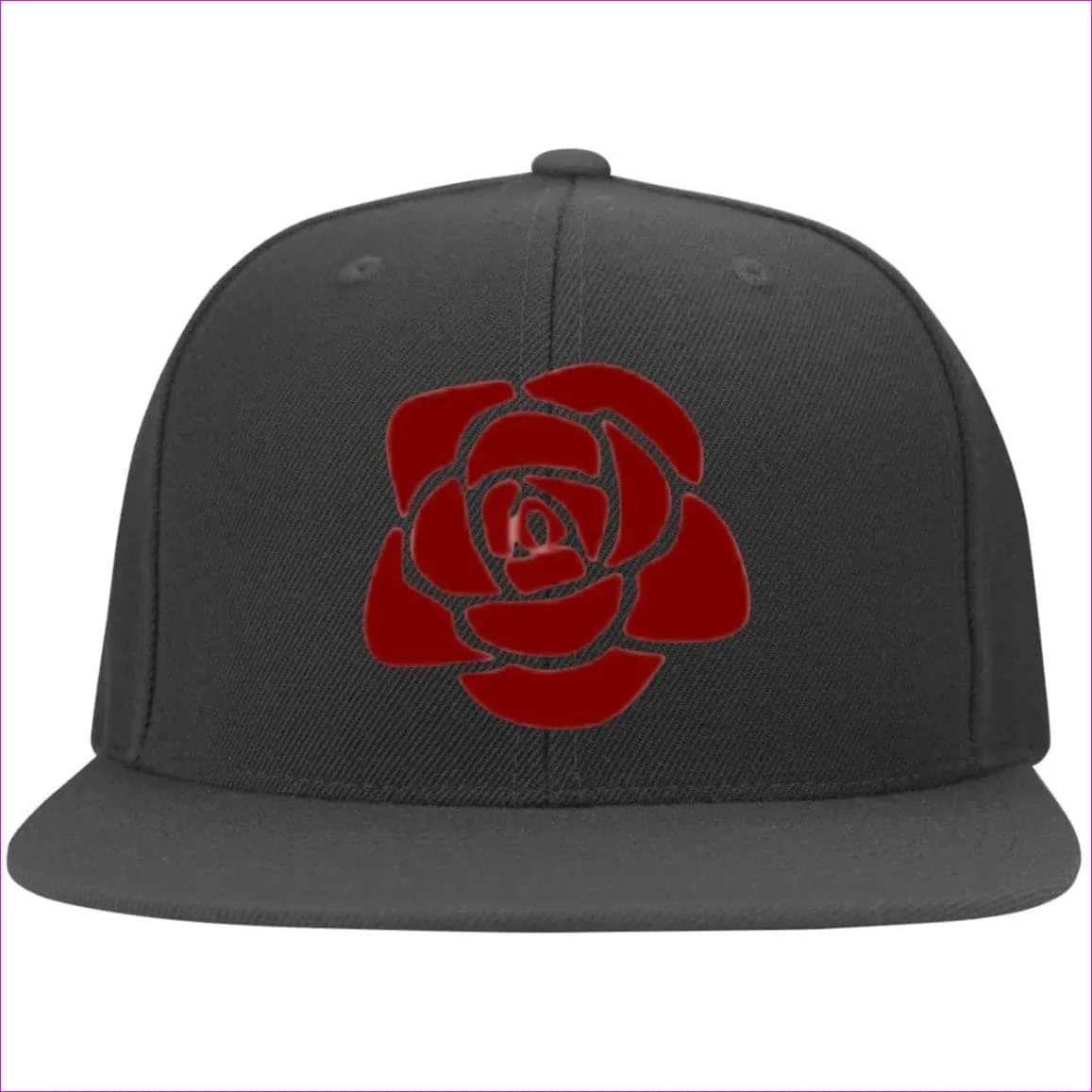 Rose Embroidered Knit Cap, Cap, Beanie