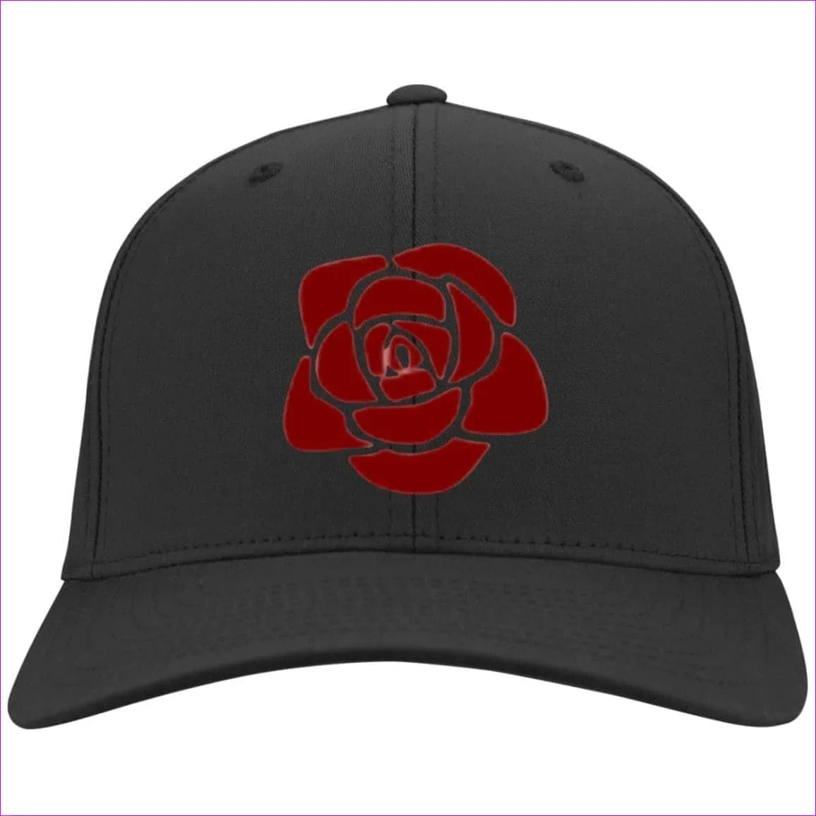 Rose Embroidered Knit Cap, Cap, Beanie