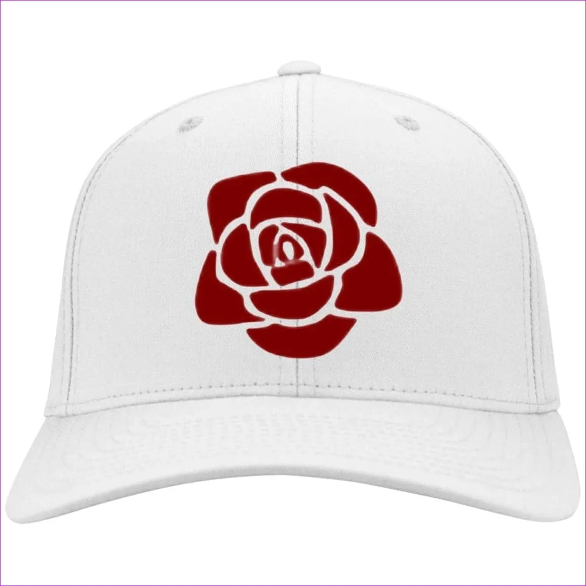 Rose Embroidered Knit Cap, Cap, Beanie