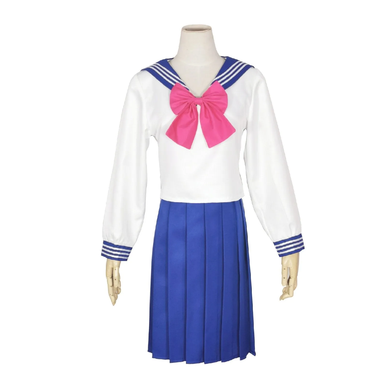 Sailor Moon Cosplay Costume School Uniform Long Sleeve