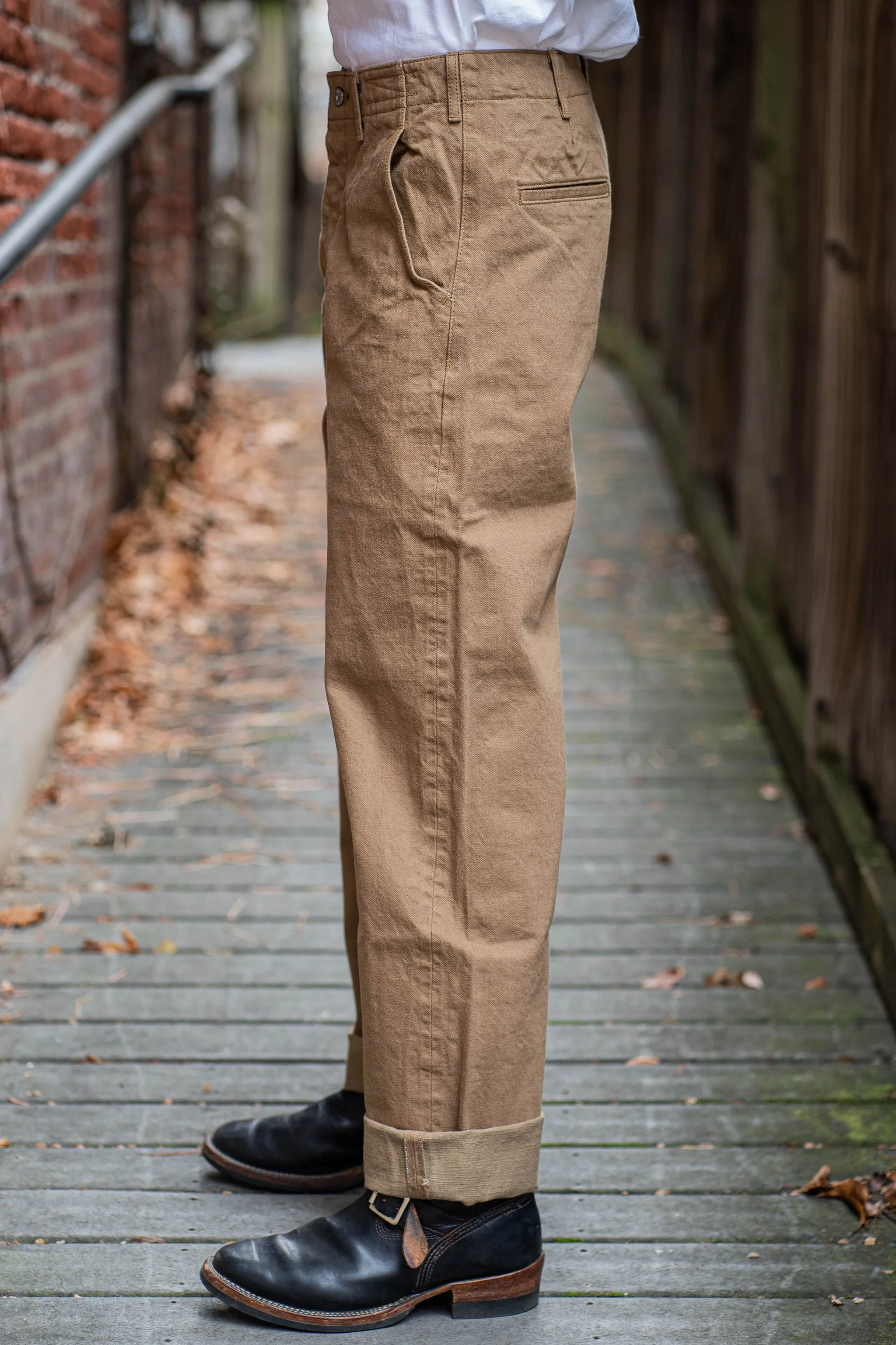 Samurai SJ48CP -  15oz Heavy Khaki Wide Chino