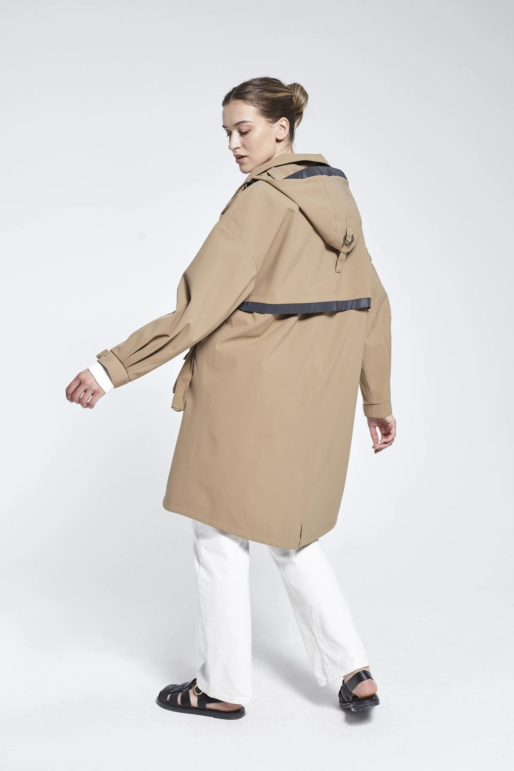 SAND MARILA RAINCOAT - recycled materials