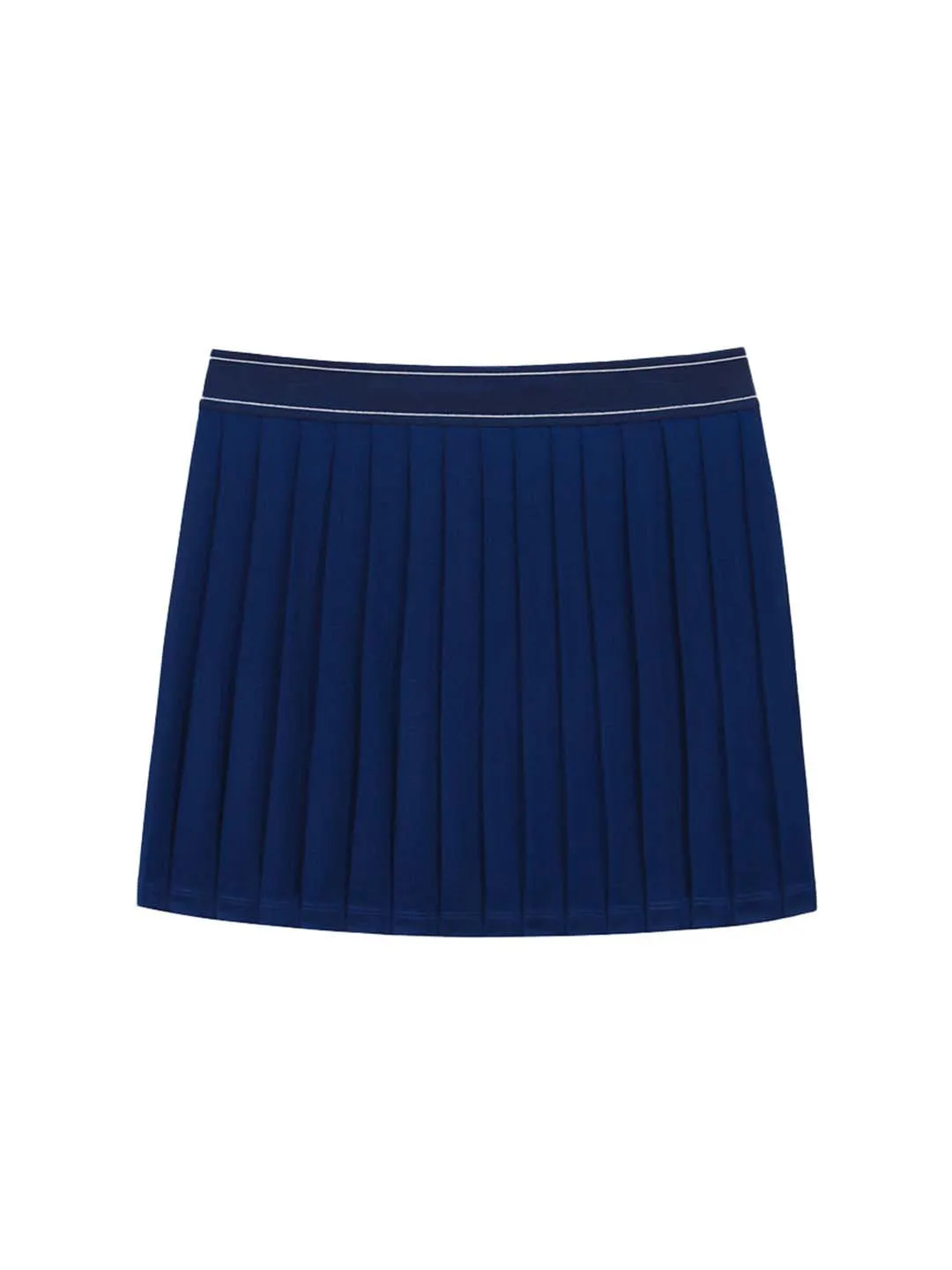 Scratch Staff Pleated Skort- Navy