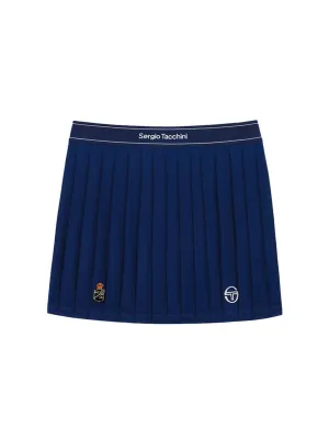 Scratch Staff Pleated Skort- Navy