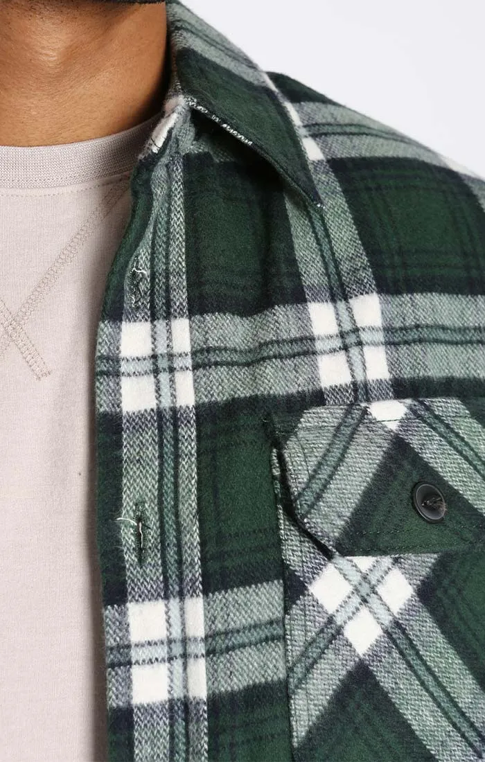 Sherpa Lined Brushed Flannel