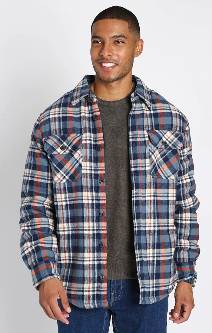 Sherpa Lined Brushed Flannel