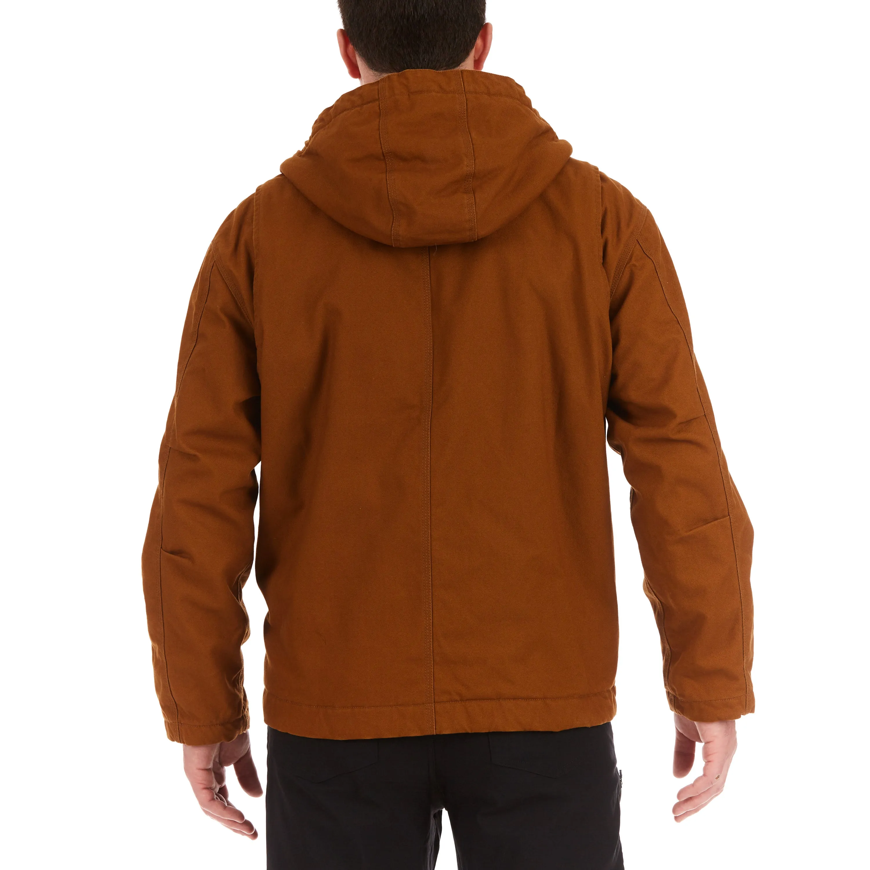 SHERPA-LINED DUCK WORK JACKET