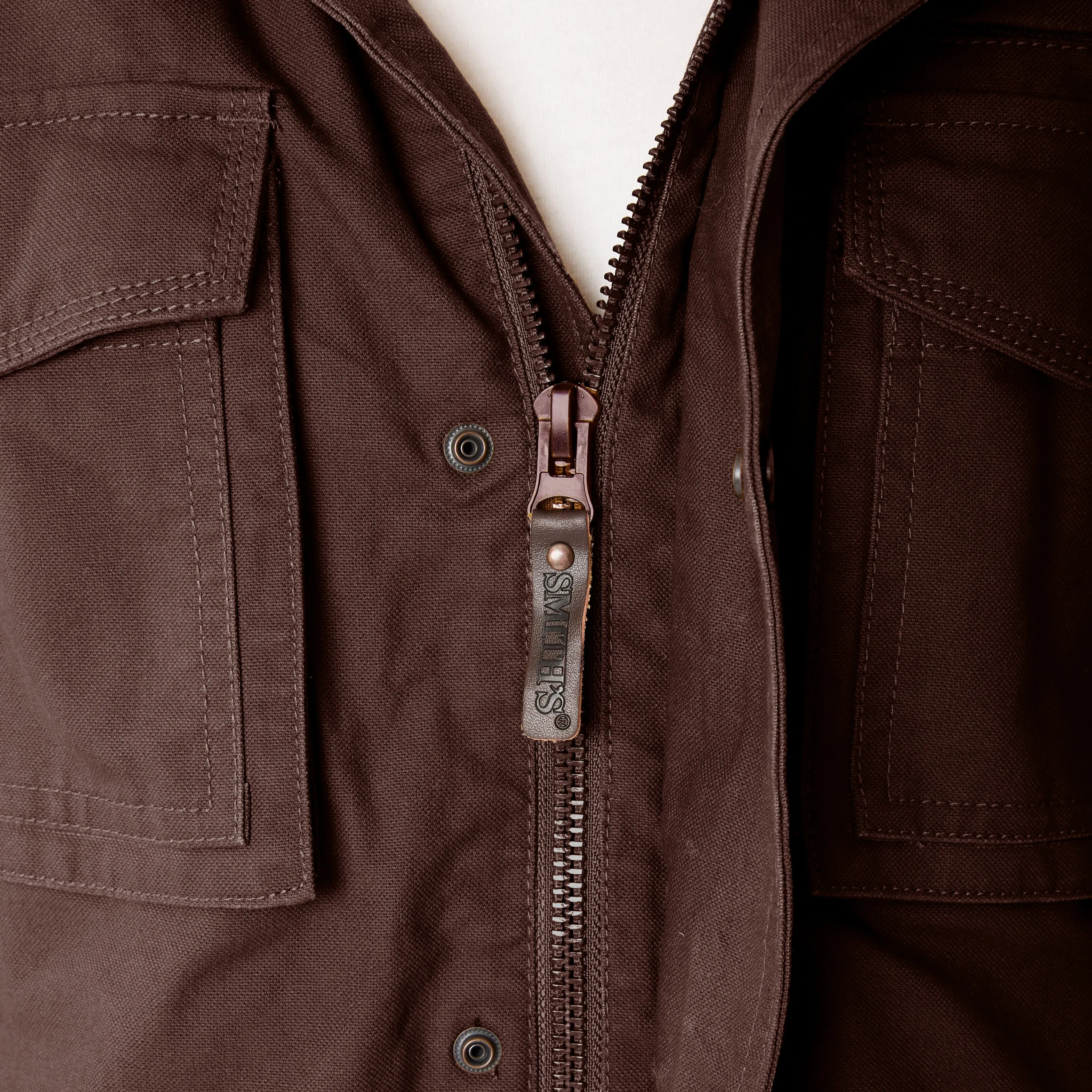 SHERPA-LINED DUCK WORK JACKET