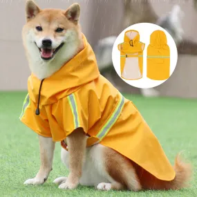 Shield Your Pet from the Storm: Reflective Windproof Raincoat