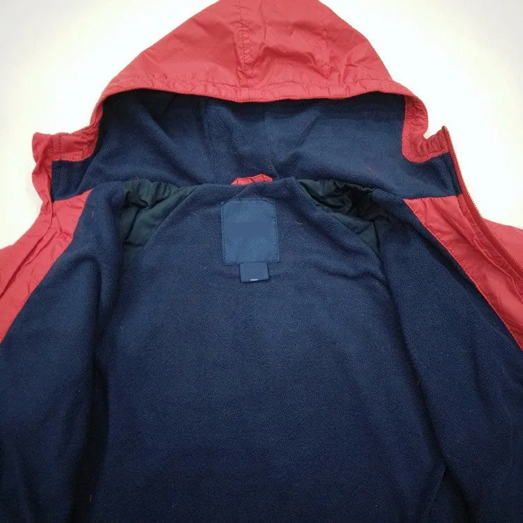 Softshell Fleece Windbreaker Waterproof Raincoat Outerwear - Free Shipping to N.A.