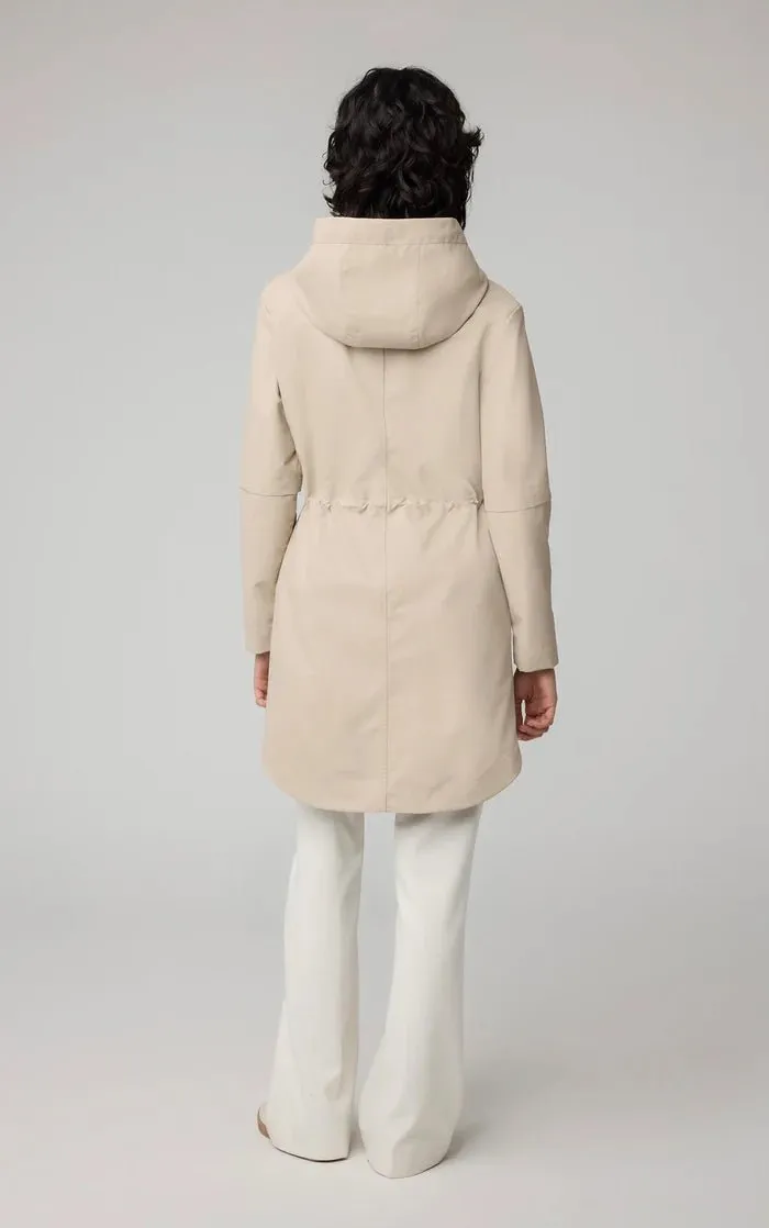 SOIA&KYO SOPHIE - Relaxed A-Line Raincoat With Hood