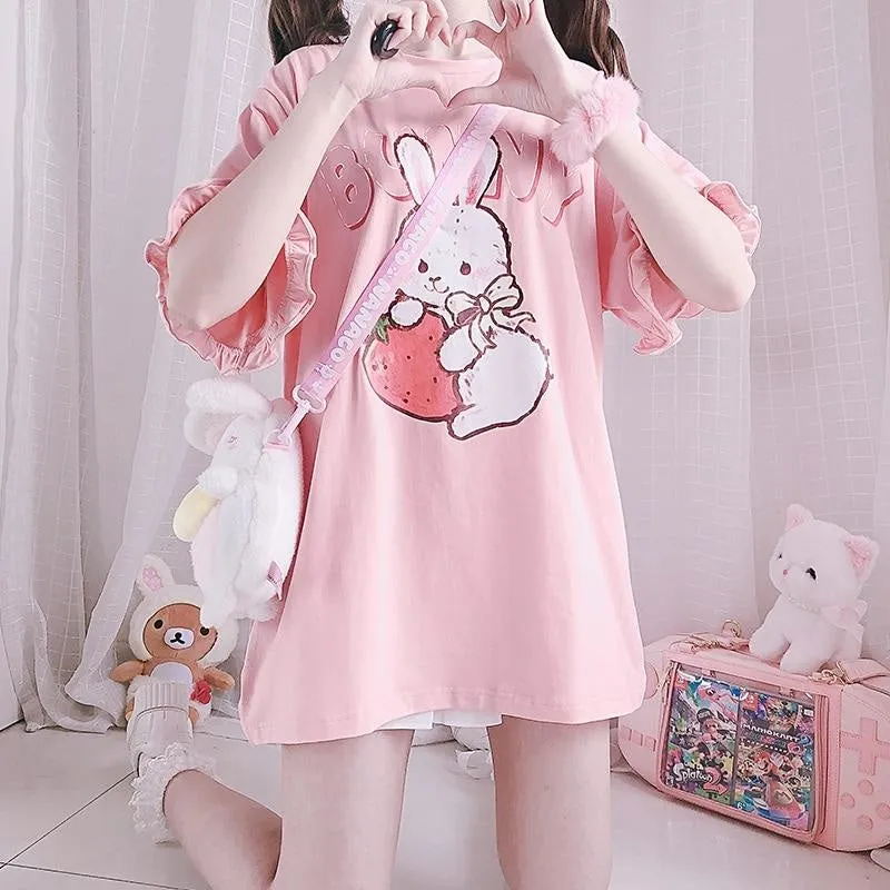 Strawbunny Oversized Tee