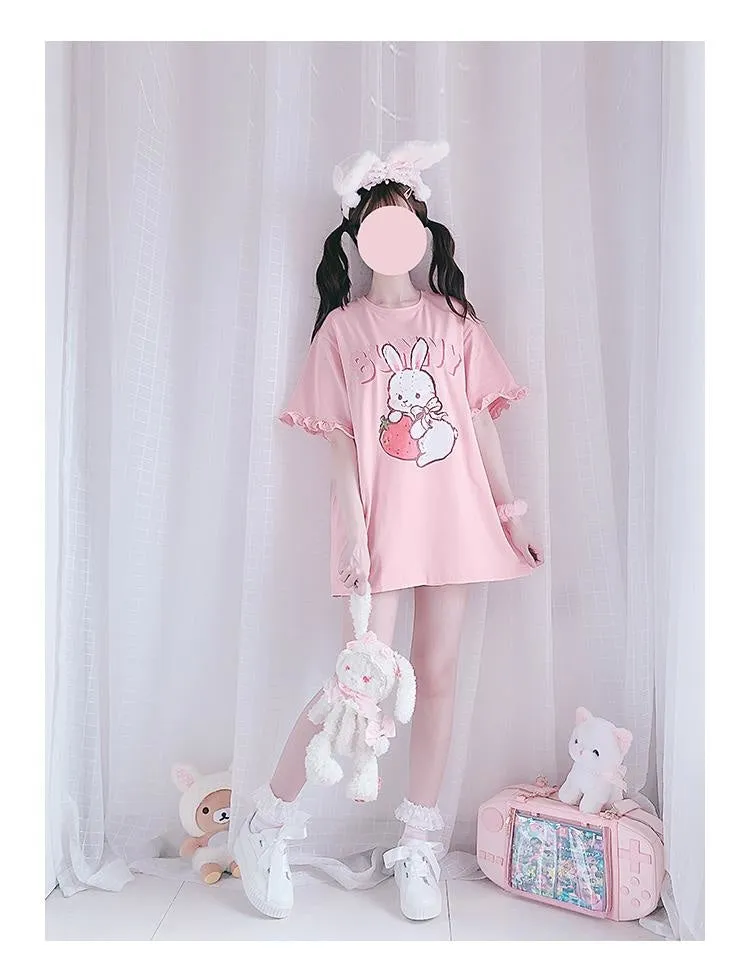 Strawbunny Oversized Tee