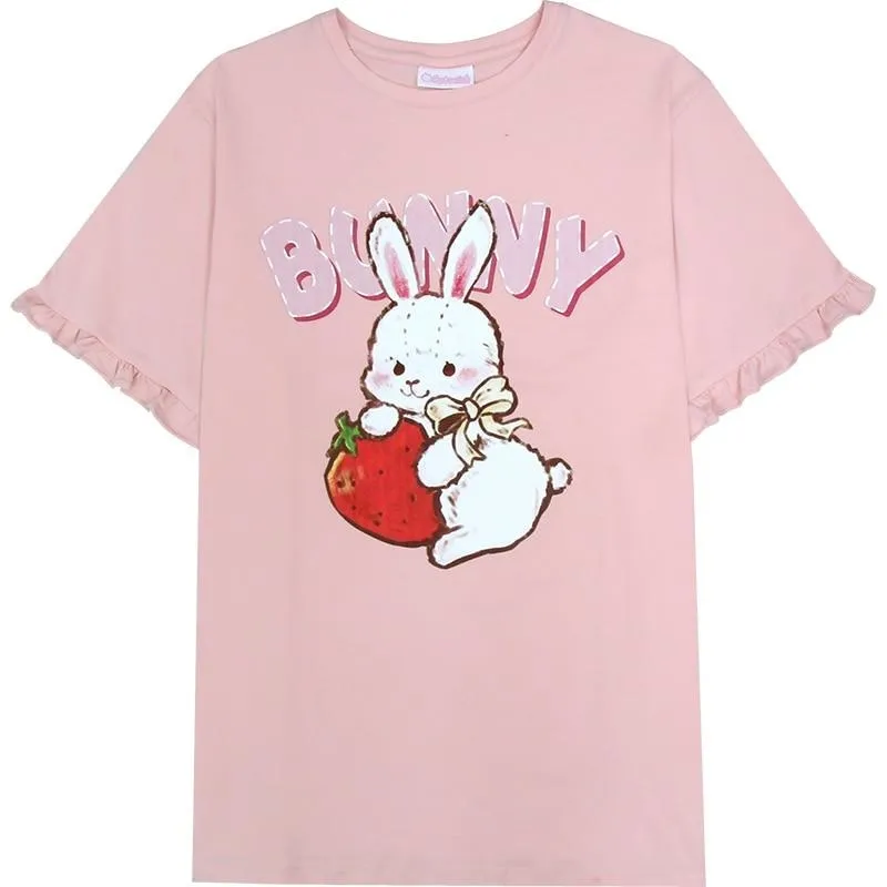 Strawbunny Oversized Tee