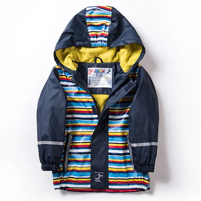 Striped Raincoat for Kids