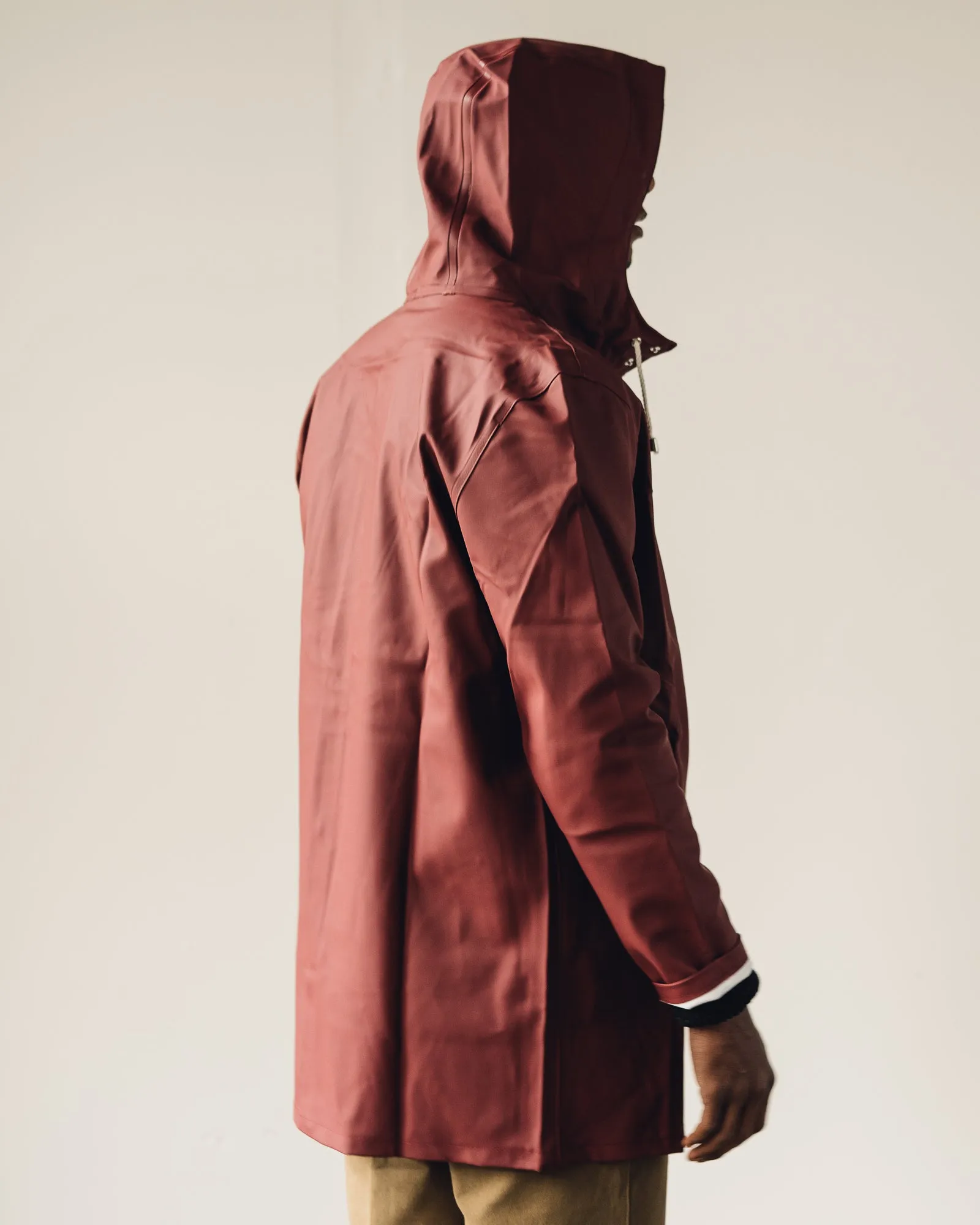 Stutterheim Stockholm Raincoat, Burgundy